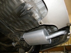 MG 2.0 turbo diesel utángyártott hátsó kipufogódob csere