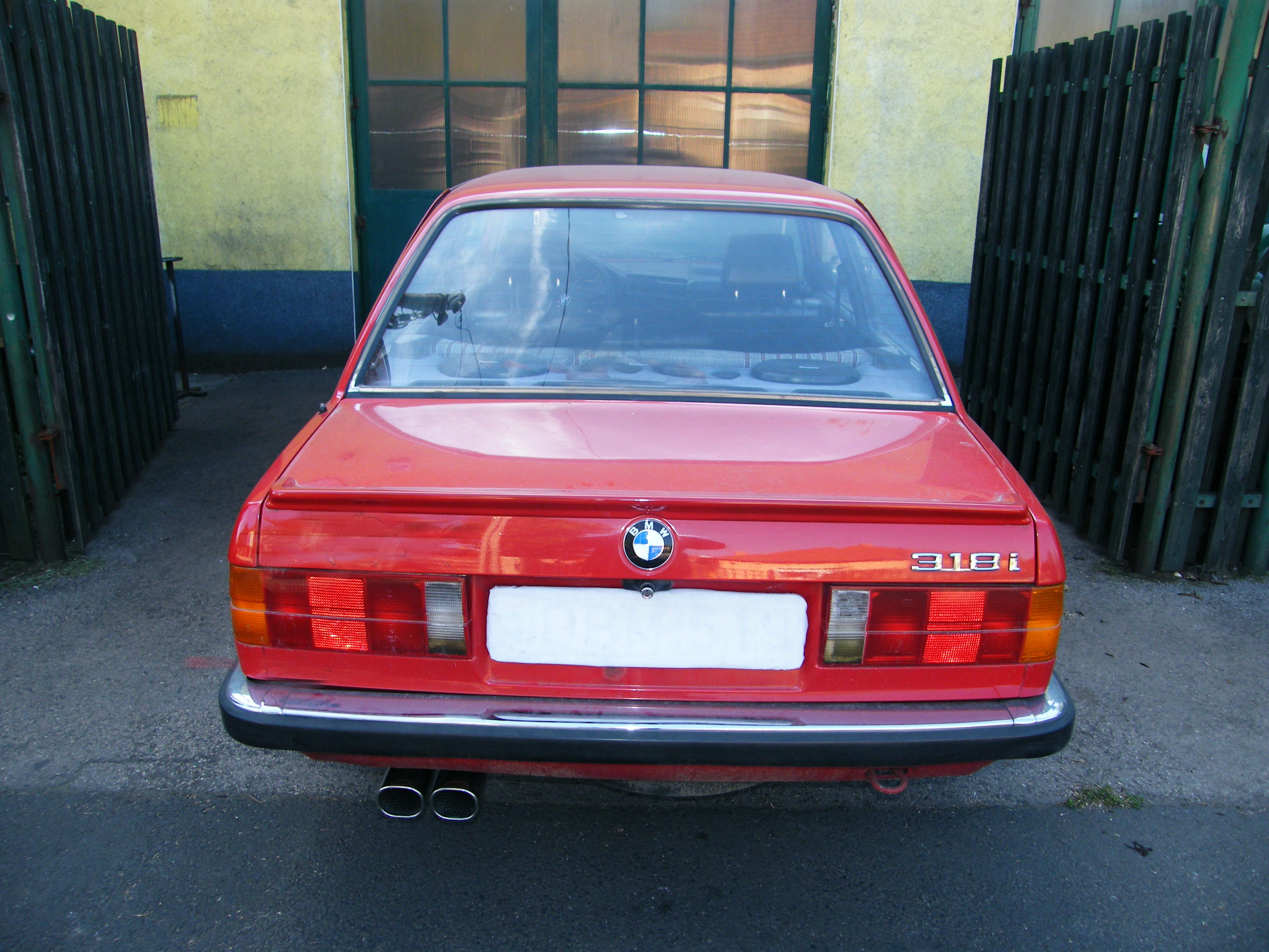 BMW E30 318i dupla csöves hátsó sportkipufogó dob